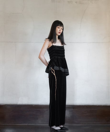 velour pencil skirt【金継ぎ】