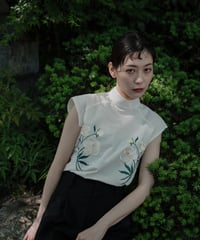 花を着るブラウス#04【松】-black- | iCONOLOGY