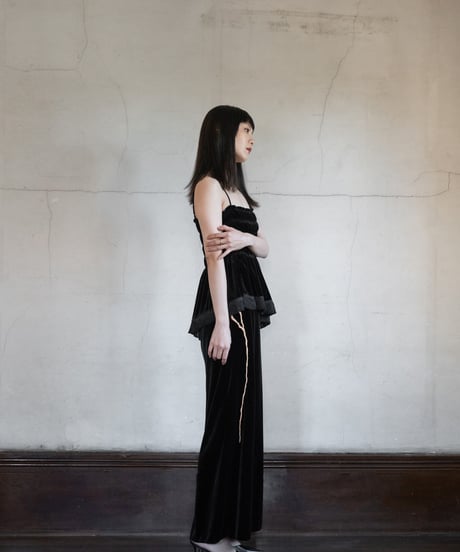 velour pencil skirt【金継ぎ】