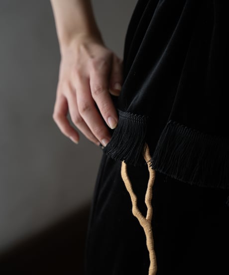 velour shirring camisole