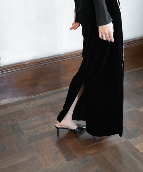 velour pencil skirt【金継ぎ】