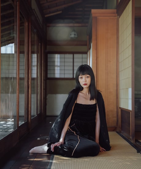 velour pencil skirt【金継ぎ】