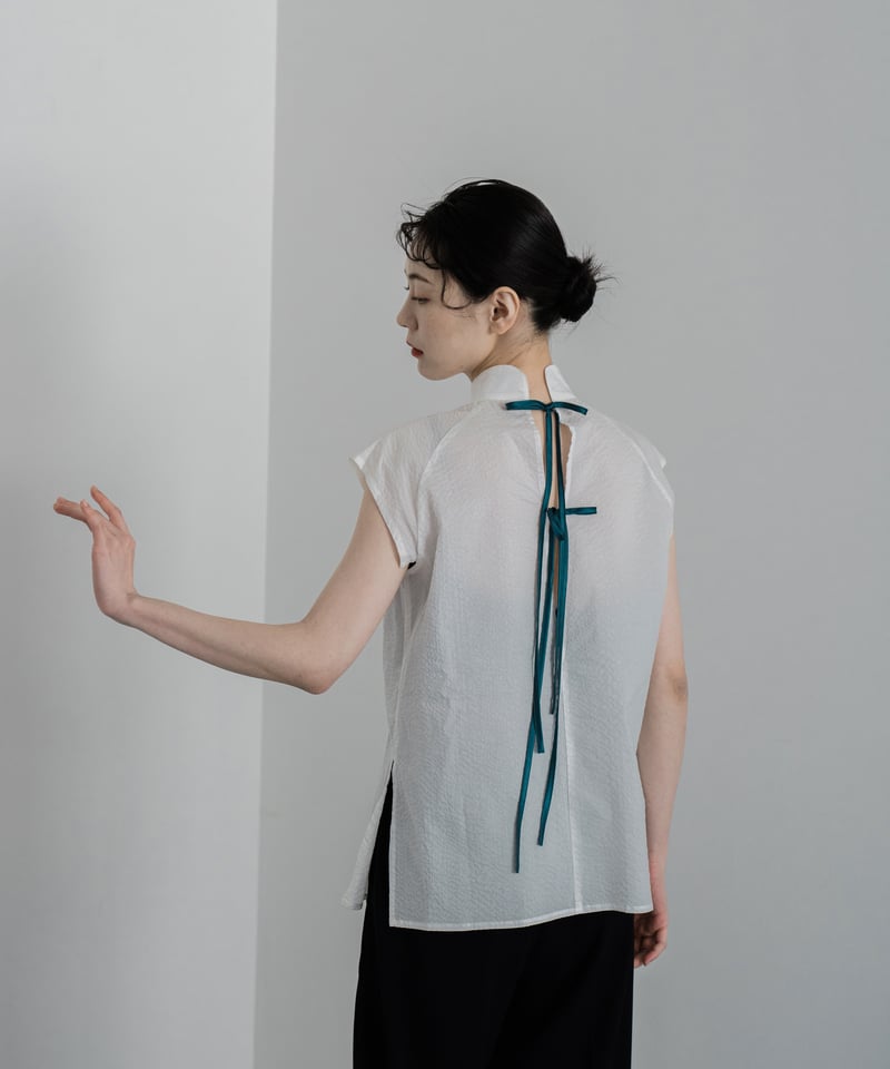 花を着るブラウス#01【紫陽花】-white- | iCONOLOGY 花を着るブラウス#01【紫陽花】-white- | iCONOLOGY