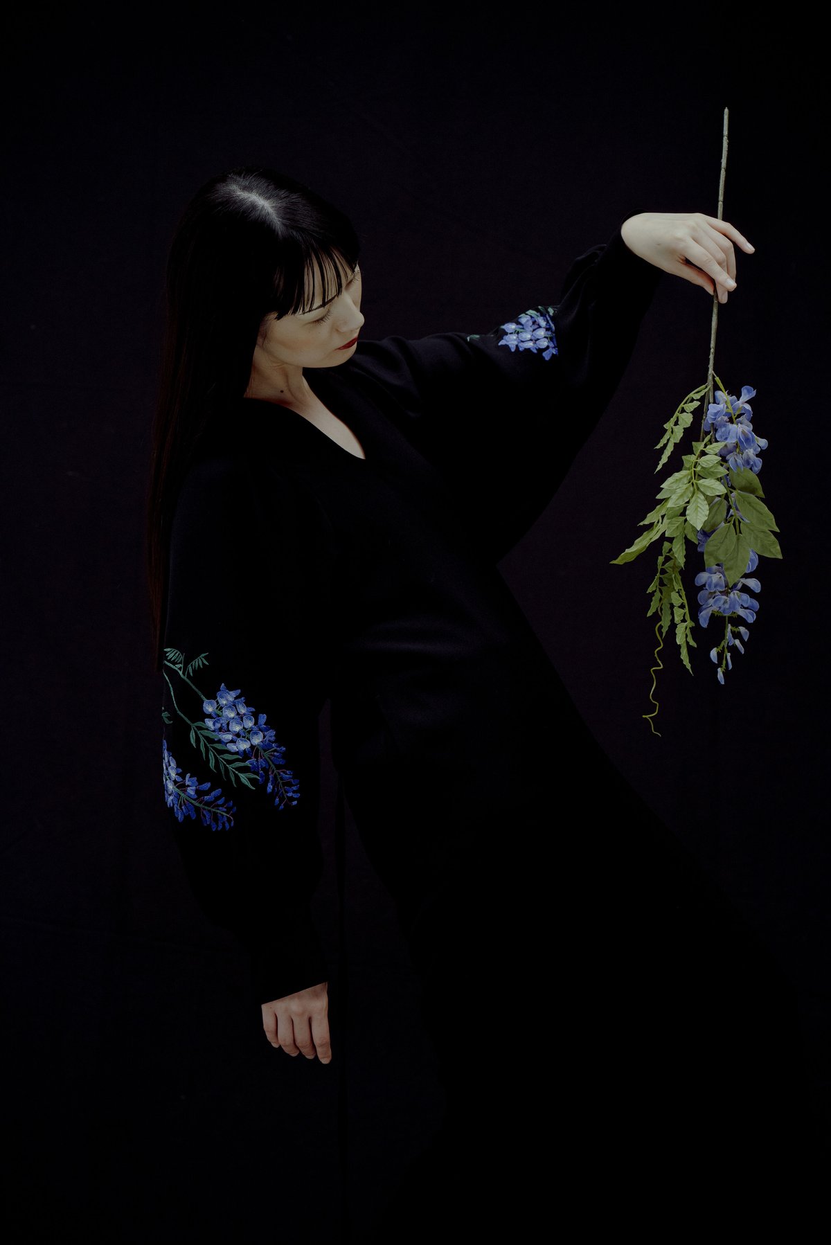 ICONOLOGY 花を着るワンピース#03【水仙】-black- ICONOLOGY 花を着るワンピース#03【水仙】-black- ICONOLOGY 花を着る