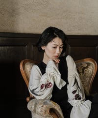 花を着るセットアップ〈ブラウス〉【クレマチス】 | iCONOLOGY