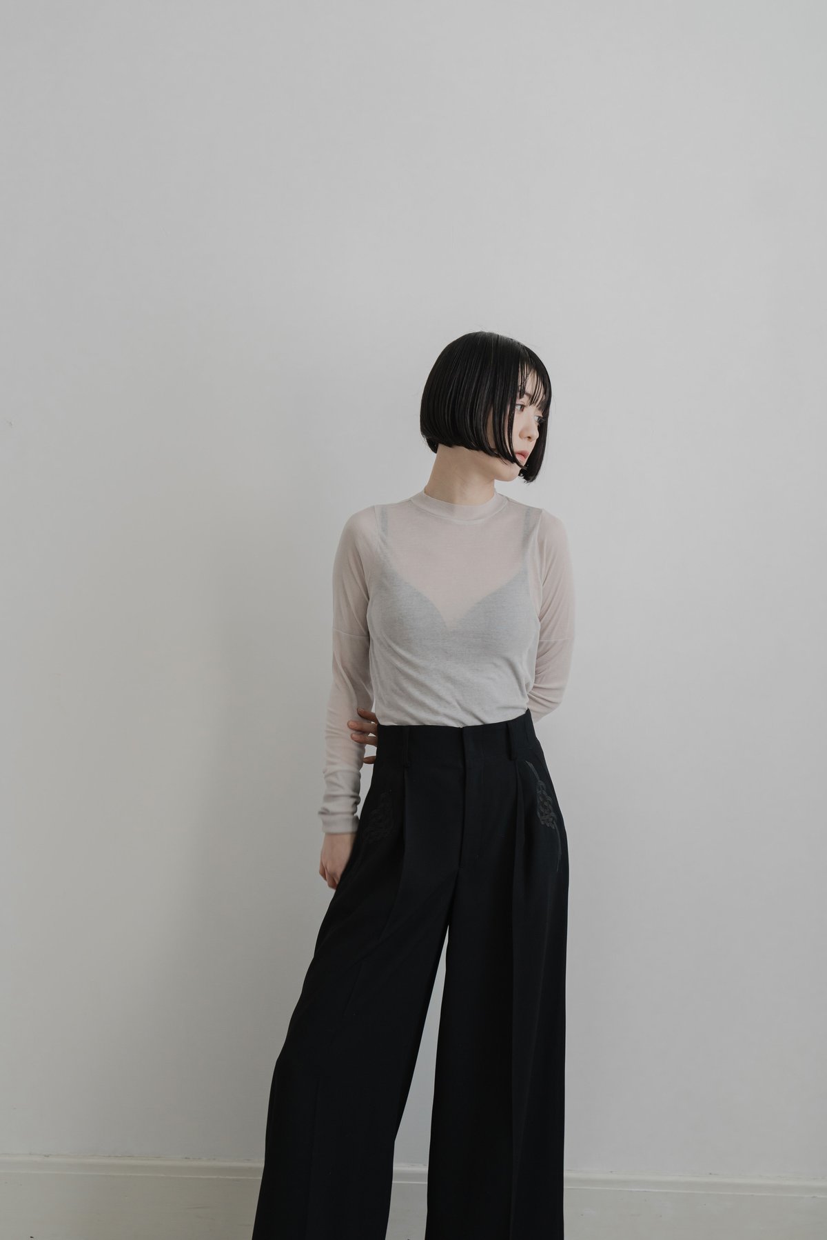 花を着るセットアップ〈ワイドパンツ〉【水引】 | iCONOLOGY 