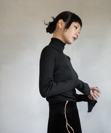 velour pencil skirt【金継ぎ】