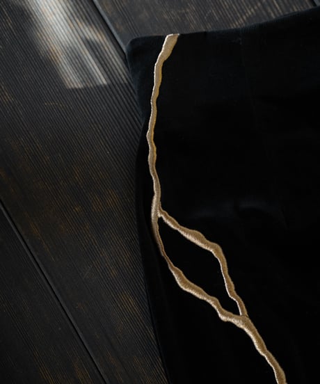 velour pencil skirt【金継ぎ】