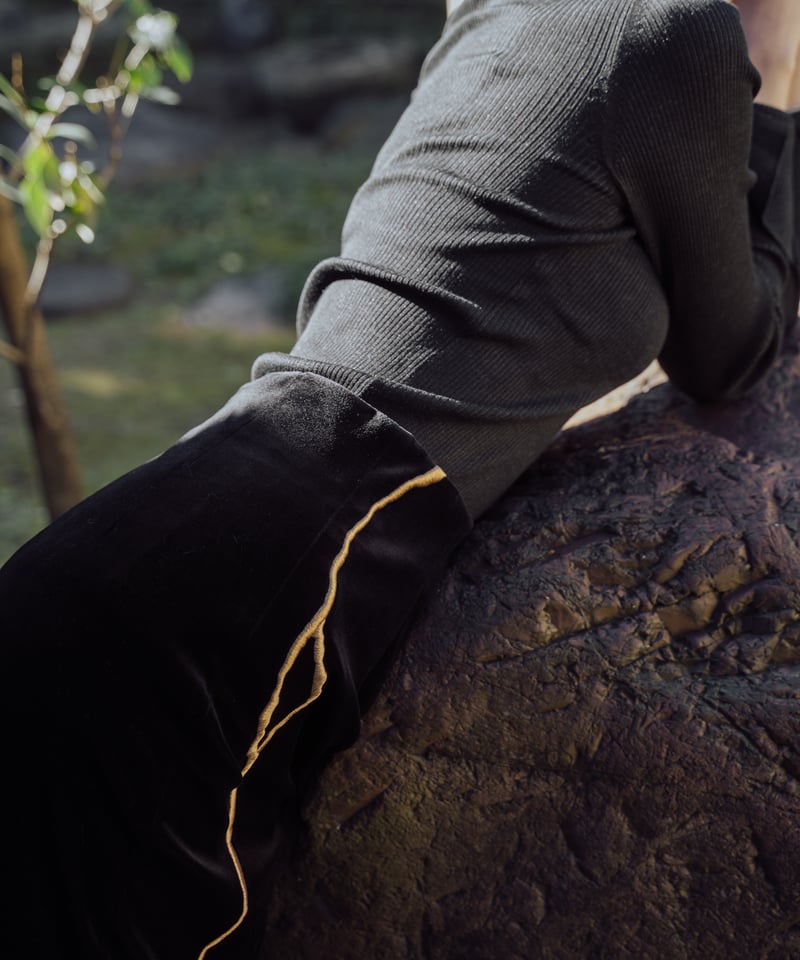 velour pencil skirt【金継ぎ】 | iCONOLOGY