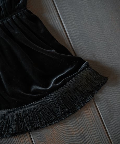 velour shirring camisole