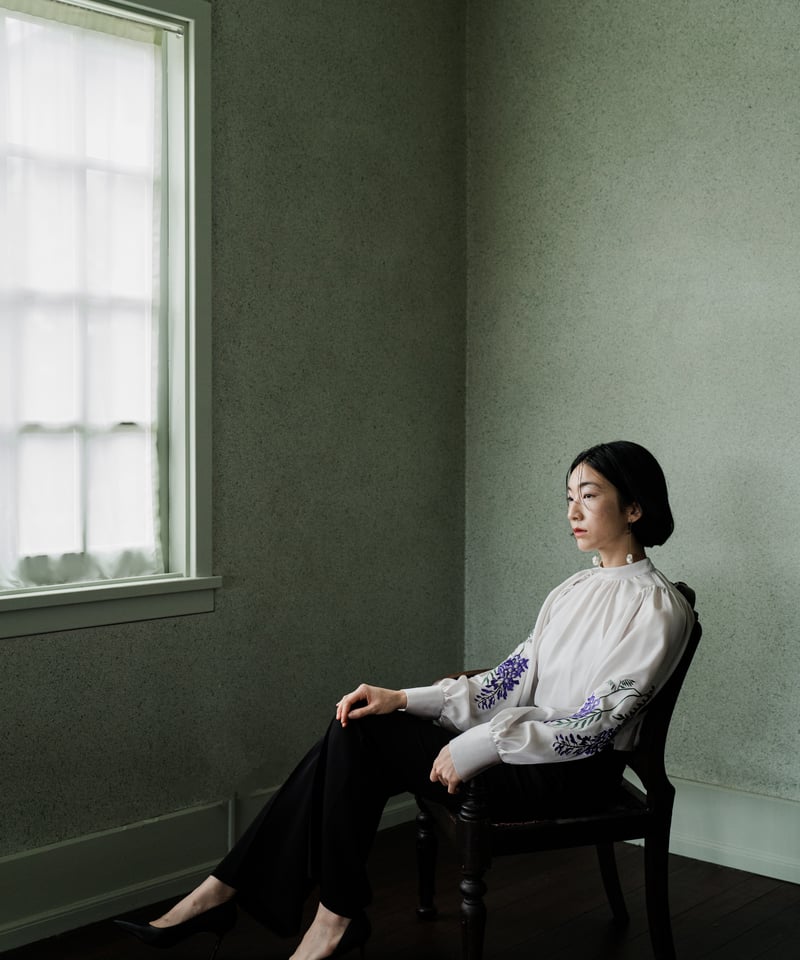 花を着るブラウス#05【藤】 -lightgray- | iCONOLOGY