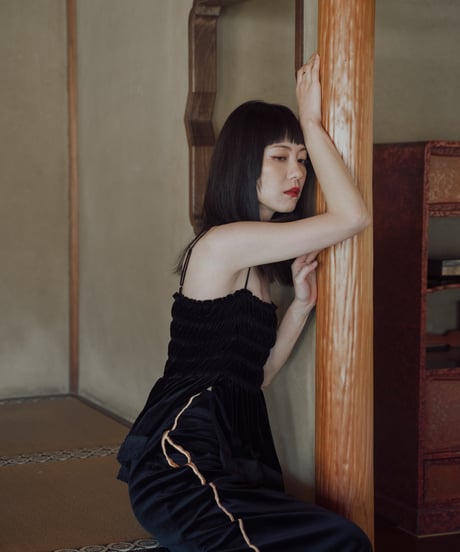 velour pencil skirt【金継ぎ】