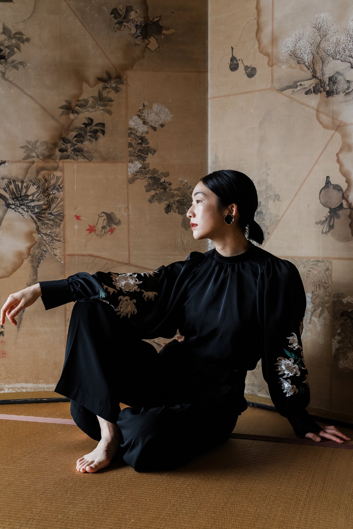 新品未使用 iconology 菊 花を着るワンピース サイズ1 花を着るワンピース#05【菊】 | iCONOLOGY