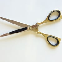 テープカット用はさみ　全長20cm 金/銀 紙箱入り
