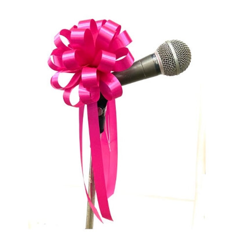 マイク用リボン各色（イベント・式典/装飾用）サテン中 | 上田楽器