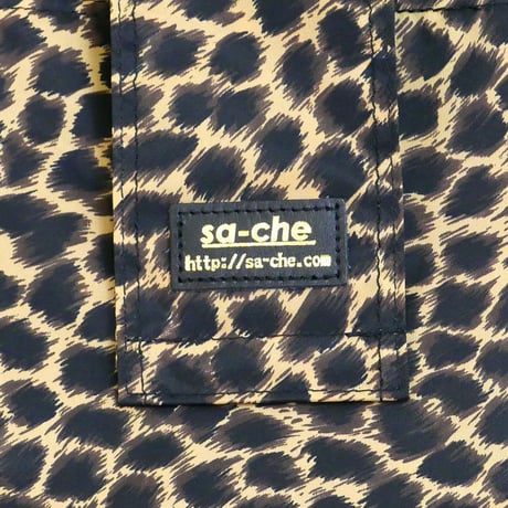 【OUTLET】SA-CHE レオパードナイロン エコバッグ  CUORE