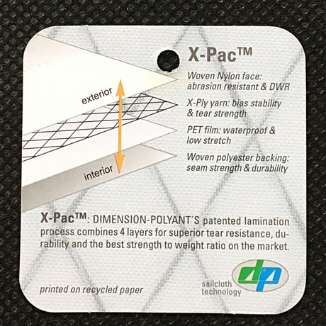 SA-CHE カモフラレザー X-Pac ウエストバッグ BRISE A5441 / ブラック×ホワイト