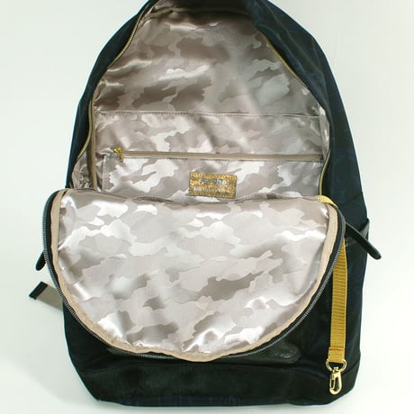 【OUTLET】SA-CHE カモフラナイロン × レザーポケット バックパック  TIGRE