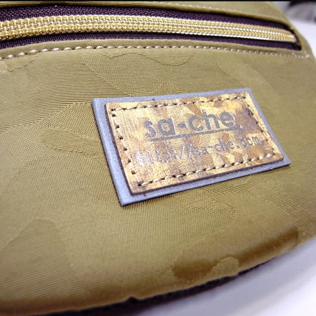 【OUTLET】SA-CHE 迷彩ナイロンジャガード ウェストポーチ PASEO
