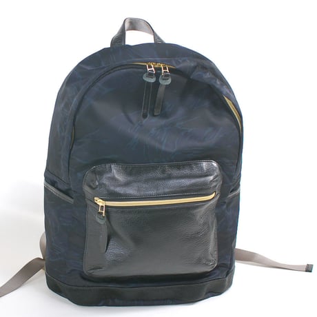 【OUTLET】SA-CHE カモフラナイロン × レザーポケット バックパック  TIGRE
