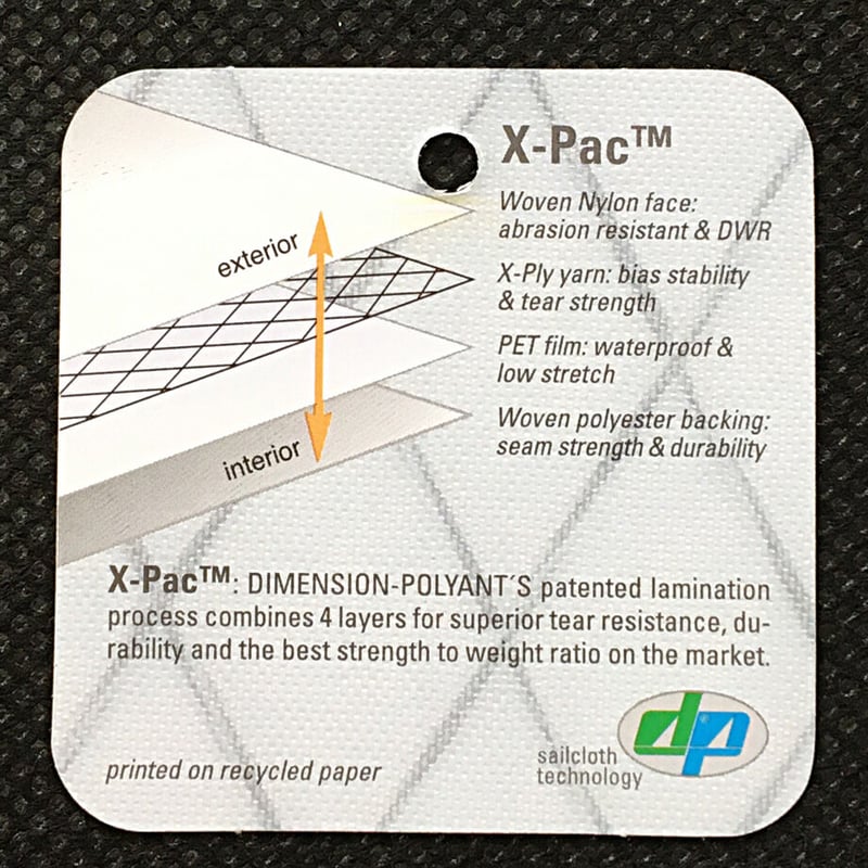 SA-CHE Tent X-PAC ナイロン 止水ファスナー マルチポーチ A5448