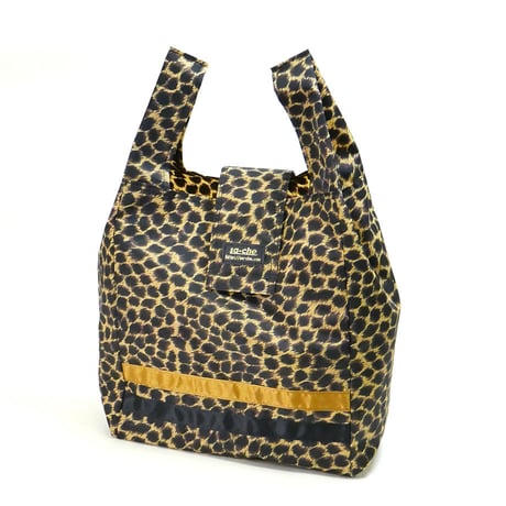 【OUTLET】SA-CHE レオパードナイロン エコバッグ  CUORE