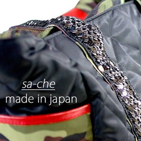 SA-CHE 撥水ナイロンキルティング × カモフラ トートバッグ  LATINA