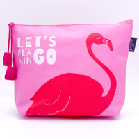サファリポーチ(L)マチ付き Let's FlaminGO（タッセルの色は変わる場合があります）