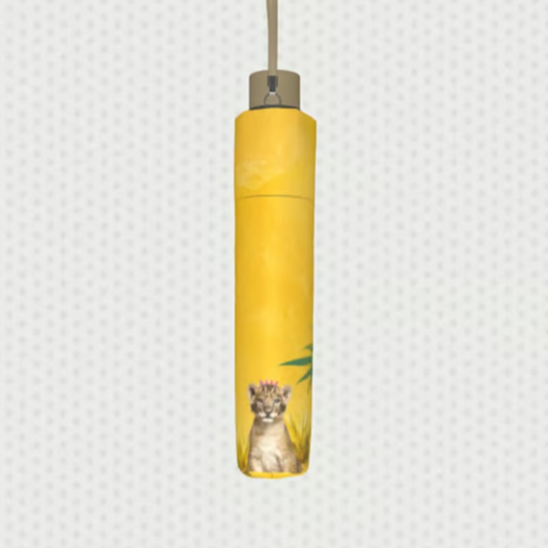 ホリデイ サファリ アンブレラ (折りたたみ雨傘 ミニ）Curious Simba