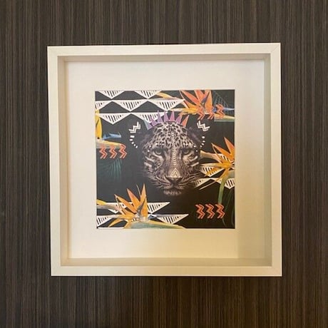 H.P. FRANCE 動物刺繍アート フレーム付き H.P. FRANCE 動物刺繍アート フレーム付き