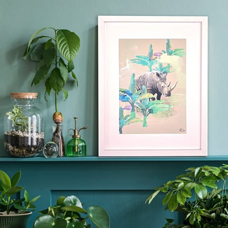 プリント絵画　Cariofillee プリント絵画 Cariofillee