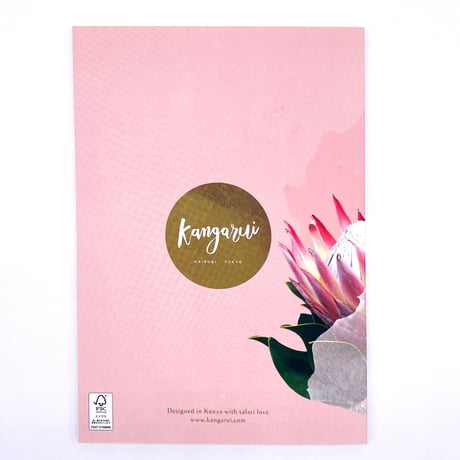 ワイルドノート（ブランク）Floral Flamingo