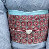 新之助上布】4.2mカット生地・兵児帯キット「カラーパレット③