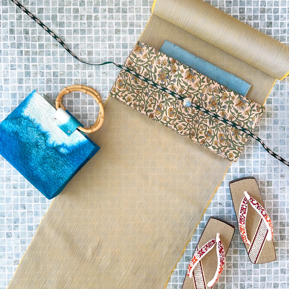 ギャラリー凛】半幅帯「彩花」 | KIMONO CLOSET by Nayuko Ogura