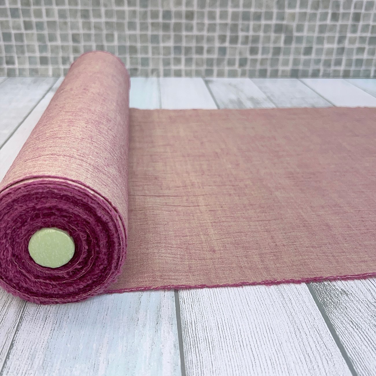 新之助上布】綿麻反物「無地・春灯（はるあかり）」 | KIMONO CLOSET