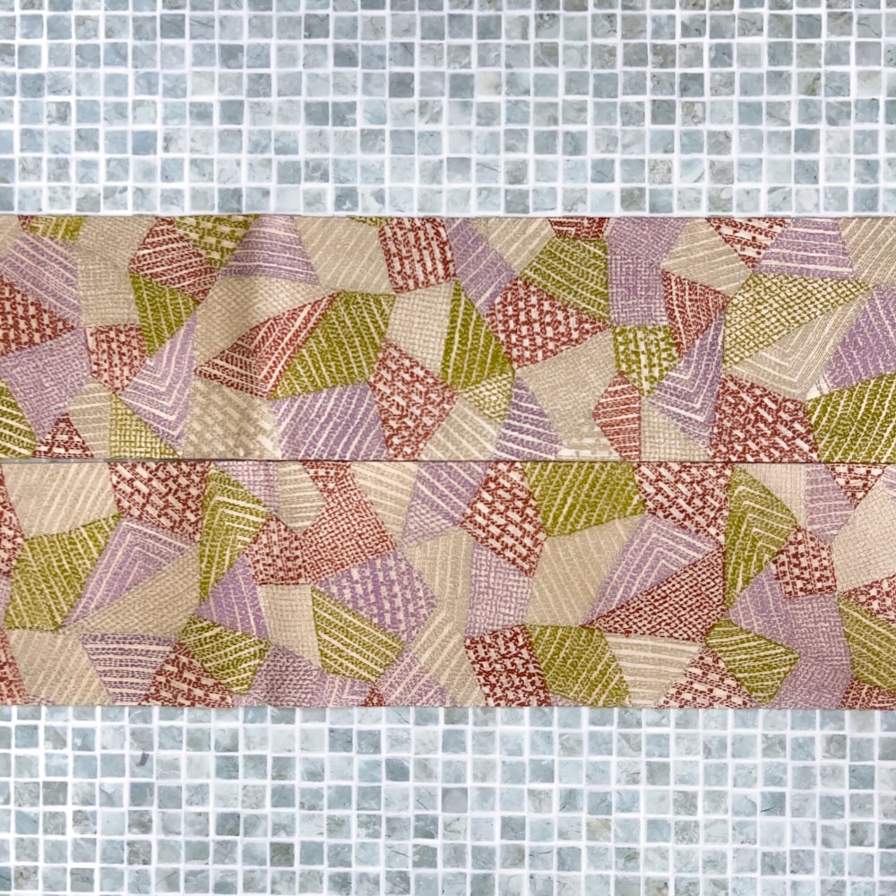 ギャラリー凛　カンタ刺子半幅帯　最終値下げ！ 半幅帯 カンタ刺子（タッサーシルク） きものギャラリー凛 | きものの