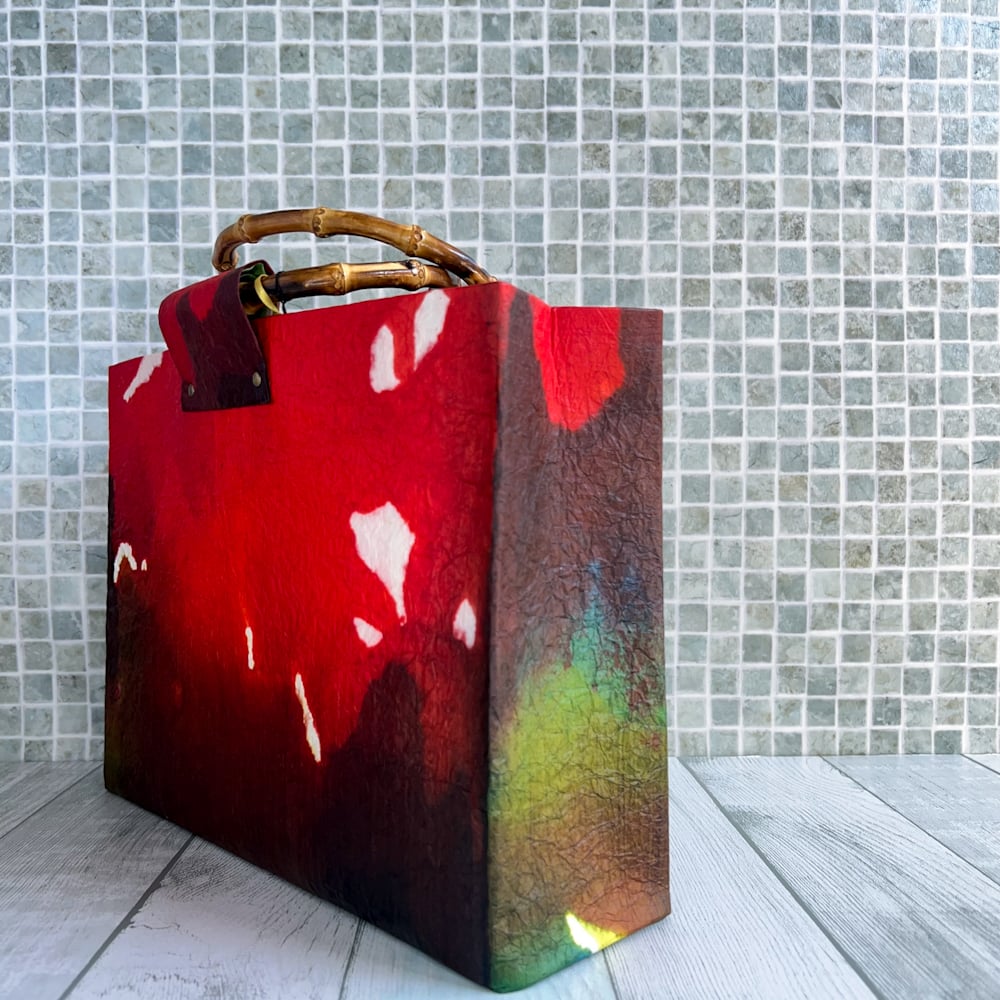 カラフルな手漉き和紙仕立てトートバッグ 楽天市場】【11/4 20:00-☆最大1000円OFFクーポン】ちりめん和装