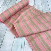 新之助上布】綿麻反物「縞・蒼波」 | KIMONO CLOSET by Nayuko Ogura