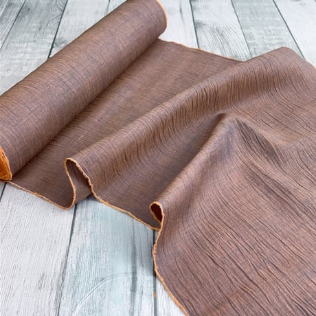 新之助上布　ワイドサイズ　綿麻 新之助上布】綿麻反物「縞 萌黄重」 | KIMONO CLOSET by Nayuko