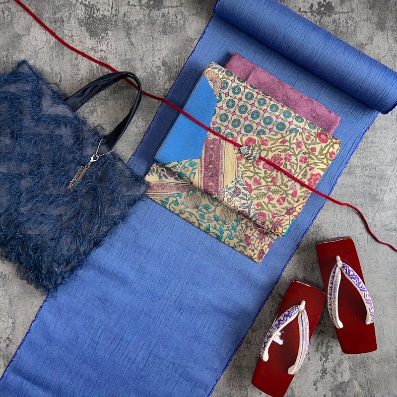 ギャラリー凛】パッチワーク更紗名古屋帯 | KIMONO CLOSET by Nayuko