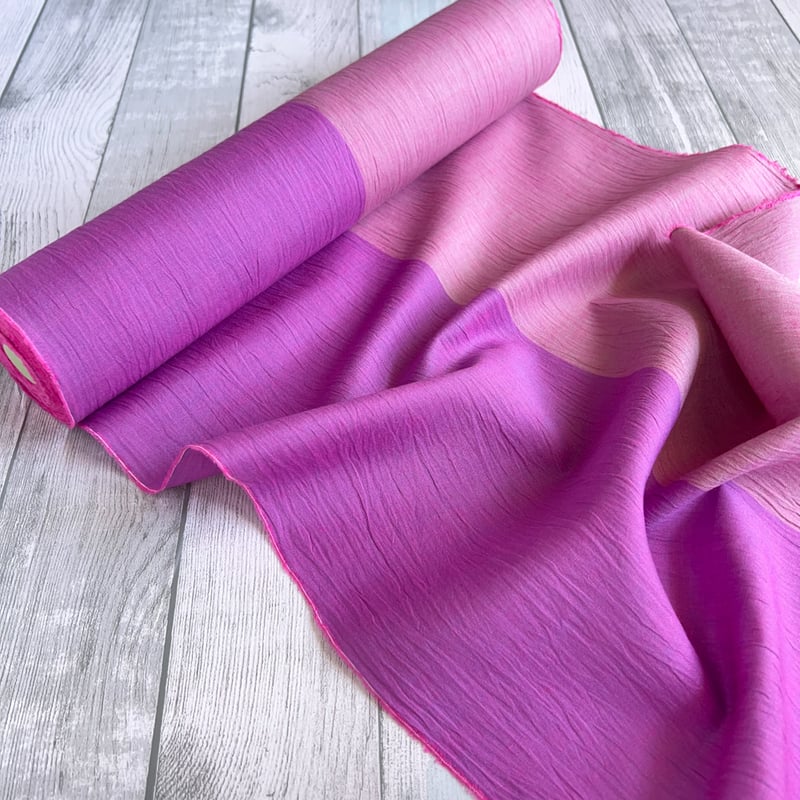 新之助上布】綿麻反物「ツートン・ピンク×淡ピンク」 | KIMONO 新之助上布】綿麻反物「ツートン・ピンク×淡ピンク」 | KIMONO