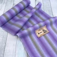 新之助上布 綿麻 紫と薄紫のツートン 美品 新之助上布 綿麻 紫と薄紫の