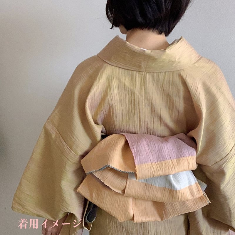 新之助上布】4.2mカット生地・兵児帯キット「カラーパレット③ 