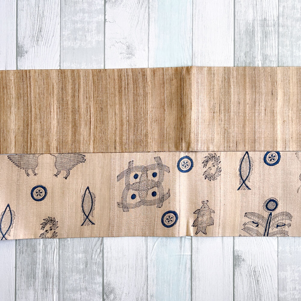 ギャラリー凛　半幅帯 ギャラリー凛】半幅帯「動物の更紗」 | KIMONO CLOSET by Nayuko Ogura