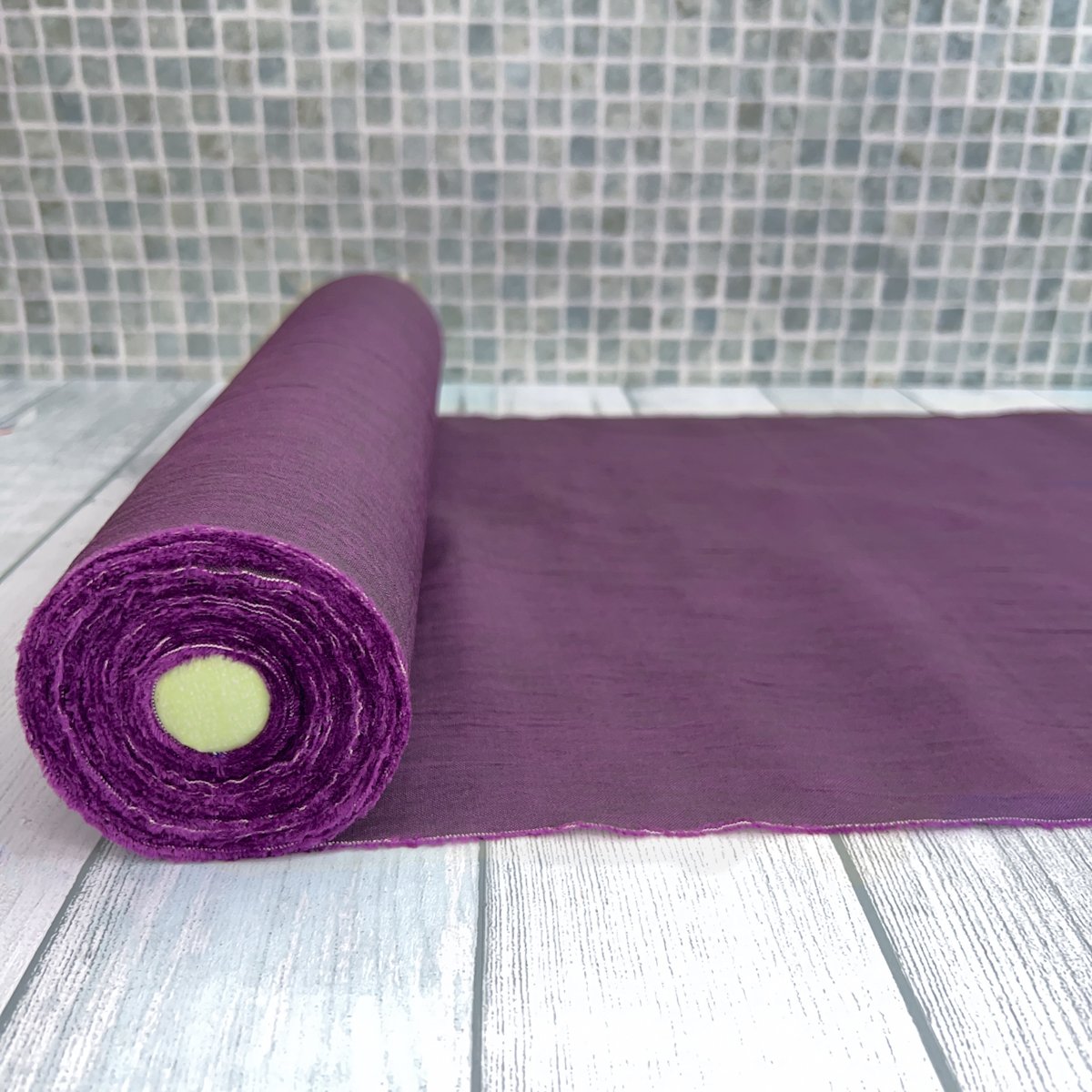 新之助上布　綿麻　紫と薄紫のツートン　美品 新之助上布 綿麻 紫と薄紫のツートン 美品 CATEGORY 【新之助上布】