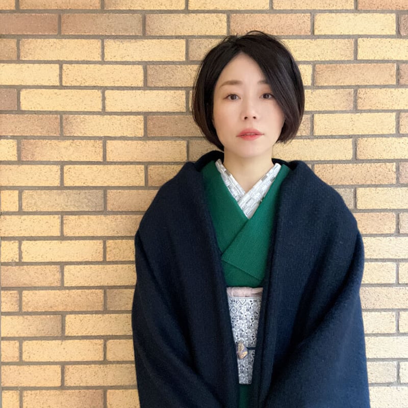 workshopさかりや】モダンモモンガコート（ネイビー） | KIMONO