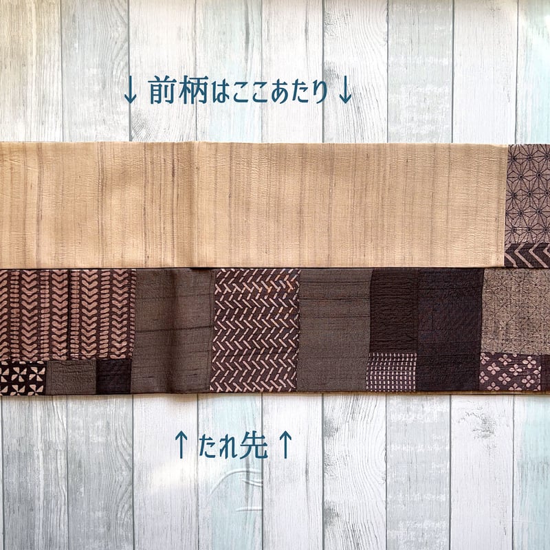 ギャラリー凛】パッチワーク更紗半幅帯 | KIMONO CLOSET by Nayuko O