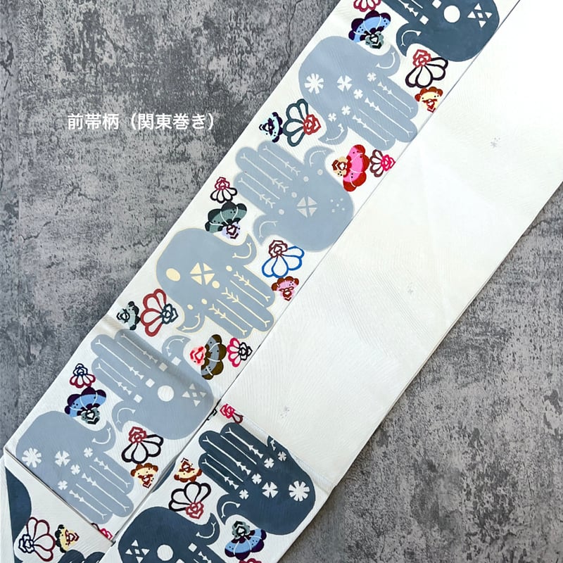 紅型ナワチョウ】名古屋帯「祈りのカタチ」 | KIMONO CLOSET by Nayuko