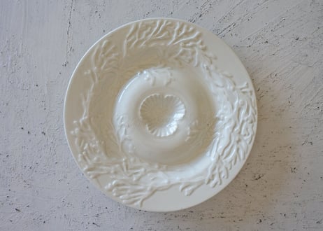 レア⭐️フランス ジアン あざみ柄 CHARDONS ラヴィエ アンティーク