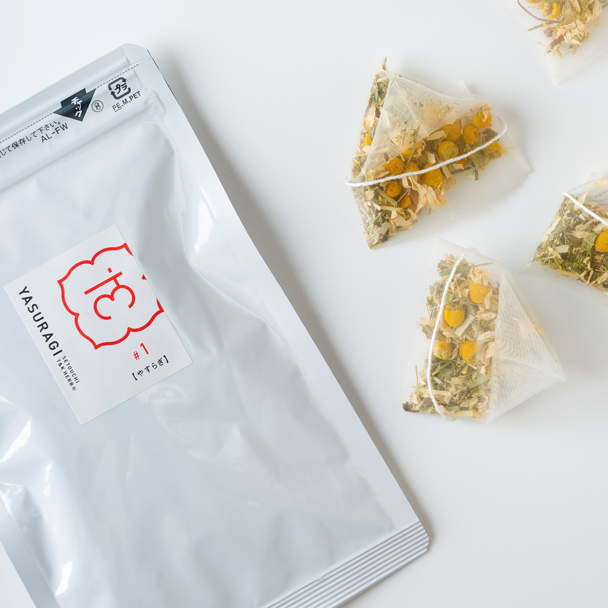 カモミールに4種のハーブ 心身のリラックスと安定のチャクラがテーマ